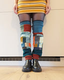 Zerowaste Patchwork Legwarmers - Mojito