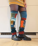 Zerowaste Patchwork Legwarmers - Mojito