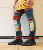 Zerowaste Patchwork Legwarmers - Mojito