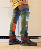 Zerowaste Patchwork Legwarmers - Mojito