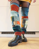 Zerowaste Patchwork Legwarmers - Mojito