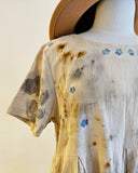 Linen Oversized Botanical Dress