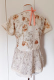 Coreopsis  & Cotinus Botanical Cotton Blouse