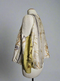 Chartreuse Shibori Eucalyptus Silk Blouse (top only)