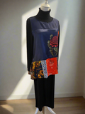 Patchwork Canopy Tank - Blue Lagoon