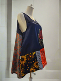 Patchwork Canopy Tank - Blue Lagoon