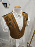 Cashmere Beaded Vest Small - Medium
