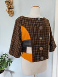 Tweed Patchwork Sweater Jacket Solstice Slumber - REVERSIBLE