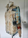 Harvest Moon Ecoprint Cashmere Jacket - Solstice Slumber