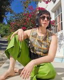 Apple Green BASIC Panoma Pants  ONE-SIZE-FITS-MOST