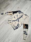 Cashew Coal Tie Dyed Cardigan MEDIUM