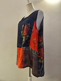 Patchwork Canopy Tank - Blue Lagoon