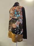 Patchwork Canopy Tank - Midnight Cherry Blossum