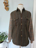Vintage Flannel, Tweed & Denim Shirt Jacket - Solstice Slumber