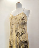 Golden Botanical Vintage Silk + Lace Slip