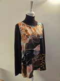 Patchwork Canopy Tank - Midnight Cherry Blossum