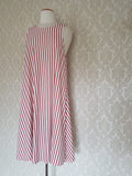 Pinafore Pinstripe Middi Dress