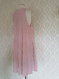 Pinafore Pinstripe Middi Dress
