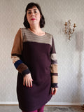 Sandalwood Sweater Shift Dress -MEDIUM/LARGE