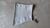 Sandstone Eco Printed Hooded Cowl Scarf - REVERSIBLE