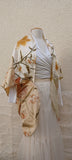 Patchwork Embroidered Silk Cocoon Kimono