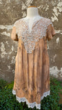Terracotta Lace + Linen Dress Botanical Bohemia (TWO SIZES)