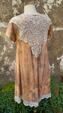 Terracotta Lace + Linen Dress Botanical Bohemia (TWO SIZES)