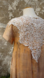Terracotta Lace + Linen Dress Botanical Bohemia (TWO SIZES)