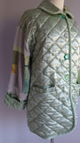 Pale Mint Quilted Sweater Jacket - Heartfull Harvest