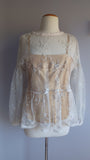 Vintage Cotton Lace Babydoll Blouse - Heartfull Harvest