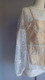 Vintage Cotton Lace Babydoll Blouse - Heartfull Harvest