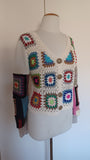 Rainbow Granny Square Cardigan