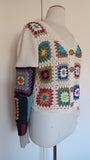 Rainbow Granny Square Cardigan