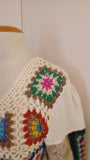 Rainbow Granny Square Cardigan