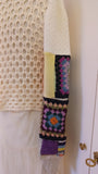 Rainbow Granny Square Cardigan