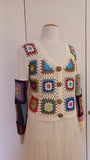 Rainbow Granny Square Cardigan