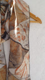 Silk Patchwork Botanical Print Scarf