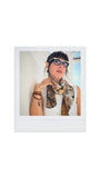 Silk Patchwork Botanical Print Scarf