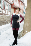 Druzy Jersey Dress