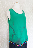 Emerald Dream Tie Dye Blouse