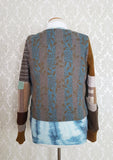 Folk & Flora Sweater Jacket - MEDIUM