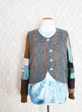 Folk & Flora Sweater Jacket - MEDIUM