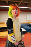 Glamarific Beaded Yellow Cardi