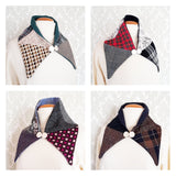 Lucky 7 Triangle Scarf Collar - SEVERAL VARIATIONS