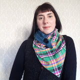 Suit Wrap Scarf Reversible - Many Color Options