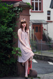 Pinafore Pinstripe Middi Dress
