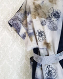 Rose by Another Name Eco Printed Belted Blouse