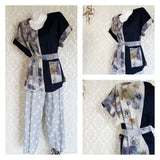 Rose by Another Name Eco Printed Belted Blouse