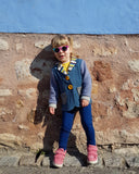 Mini Lemondrop Upcycled Sweater Blazer