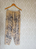Pale Jaune Eco Printed Vintage Cotton Pants